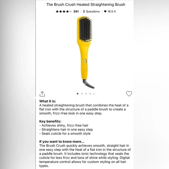 Drybar | Accessories | Drybar Original Size Brush Crush  display picture 3